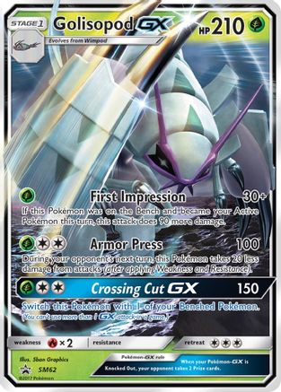 Image of Golisopod GX SM62  - Holofoil SM Promos - Promo