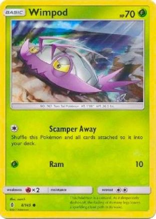 Image of Wimpod - 8/145 (Collection Promo)/145  - Holofoil League & Championship Cards - Promo