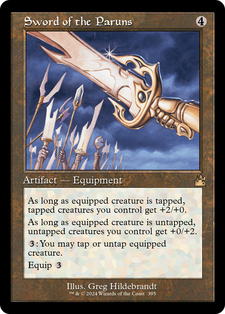 Image of Sword of the Paruns (Retro Frame) (RVR-395) - Ravnica Remastered