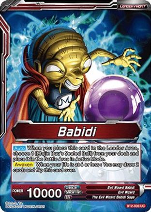Image of Babidi // Babidi, Creator of Evil (BT2-003) - Union Force