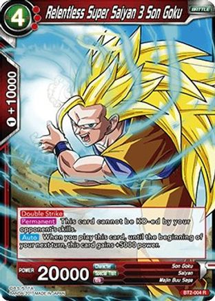 Image of Relentless Super Saiyan 3 Son Goku (BT2-004) - Union Force