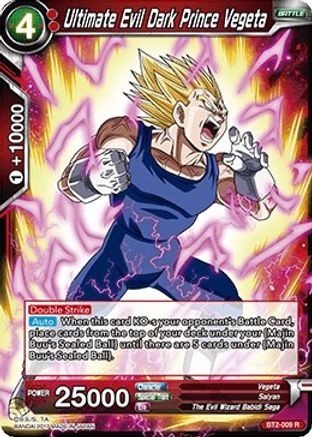 Image of Ultimate Evil Dark Prince Vegeta (BT2-009) - Union Force