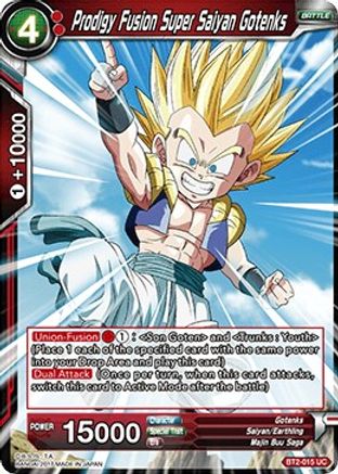 Image of Prodigy Fusion Super Saiyan Gotenks (BT2-015) - Union Force