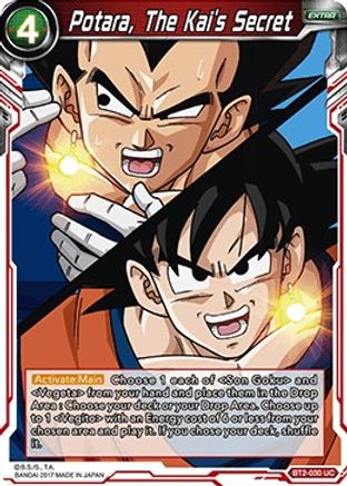 Image of Potara, The Kai's Secret (BT2-030) - Union Force