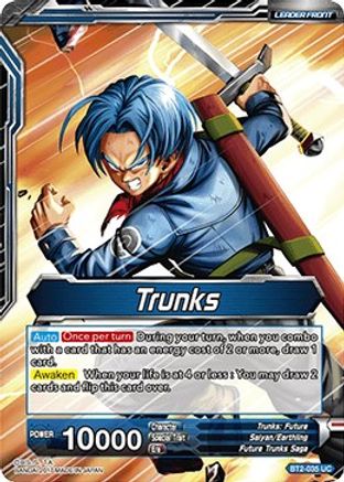 Image of Trunks // Trunks, Hope for the Future (BT2-035) - Union Force