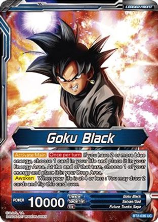 Image of Goku Black // Goku Black, The Bringer of Despair (BT2-036) - Union Force