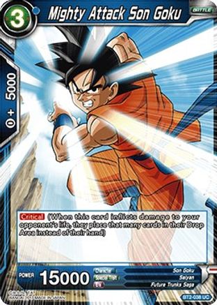 Image of Mighty Attack Son Goku (BT2-038) - Union Force