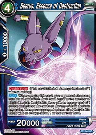 Image of Beerus, Essence of Destruction (BT2-046) - Union Force