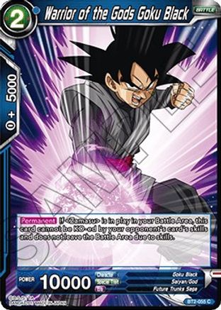 Image of Warrior of the Gods Goku Black (BT2-055) - Union Force