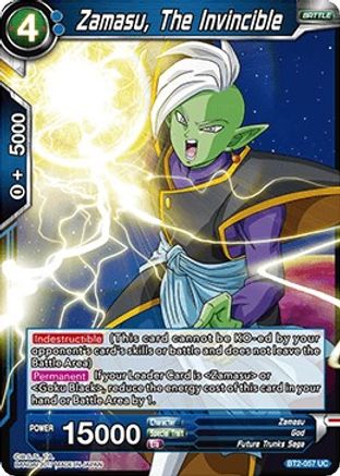 Image of Zamasu, The Invincible (BT2-057) - Union Force