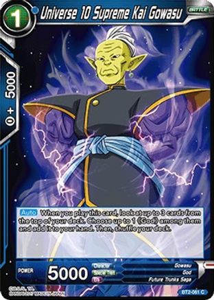 Image of Universe 10 Supreme Kai Gowasu (BT2-061) - Union Force