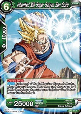 Image of Inherited Will Super Saiyan Son Goku (BT2-071) - Union Force