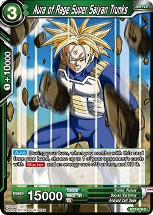 Image of Aura of Rage Super Saiyan Trunks (BT2-079) - Union Force