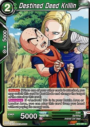Image of Destined Deed Krillin (BT2-081) - Union Force