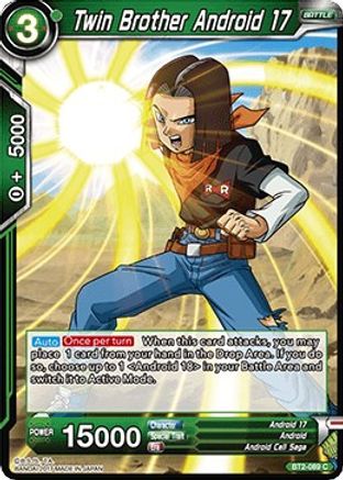 Image of Twin Brother Android 17 (BT2-089) - Union Force