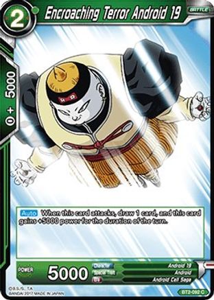 Image of Encroaching Terror Android 19 (BT2-092) - Union Force