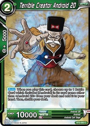 Image of Terrible Creator Android 20 (BT2-093) - Union Force