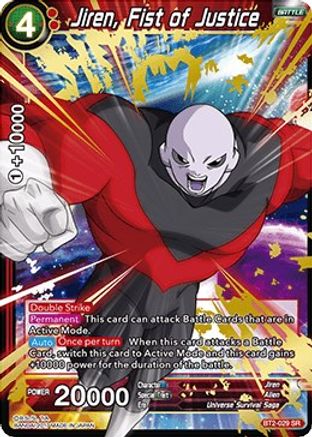 Image of Jiren, Fist of Justice (BT2-029) - Union Force