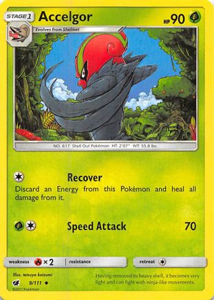 Image of Accelgor 009/111  SM  Crimson Invasion - Uncommon
