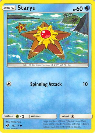 Image of Staryu 015/111  SM  Crimson Invasion - Common
