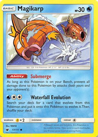 Image of Magikarp 017/111  SM  Crimson Invasion - Common