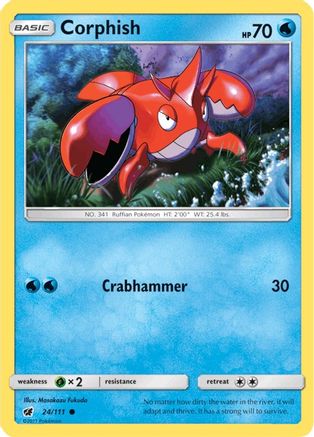 Image of Corphish 024  SM  Crimson Invasion - Common