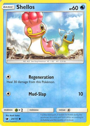 Image of Shellos 029/111  SM  Crimson Invasion - Common