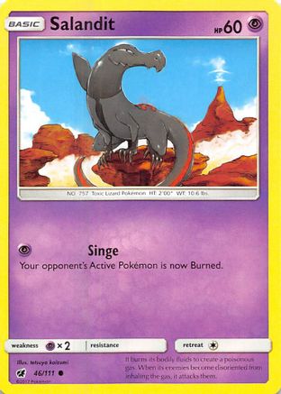 Image of Salandit 046  SM  Crimson Invasion - Common