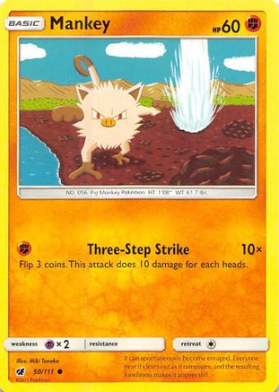 Image of Mankey 050/111  SM  Crimson Invasion - Common