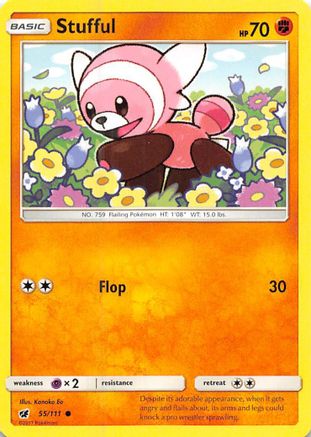 Image of Stufful 055/111  SM  Crimson Invasion - Common