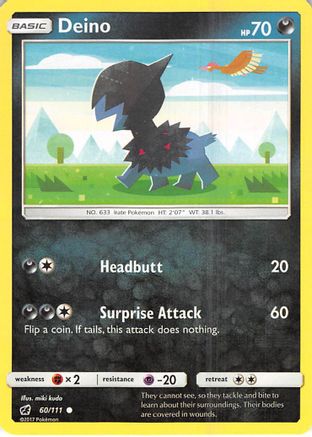 Image of Deino 060/111  SM  Crimson Invasion - Common
