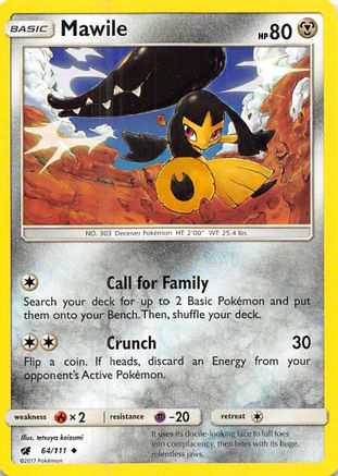 Image of Mawile 064/111  SM  Crimson Invasion - Uncommon