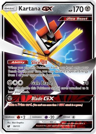 Image of Kartana GX 070/111  - Holofoil SM  Crimson Invasion - Ultra Rare