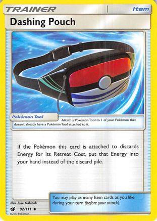 Image of Dashing Pouch 092/111  SM  Crimson Invasion - Uncommon