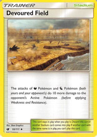 Image of Devoured Field 093/111  SM  Crimson Invasion - Uncommon