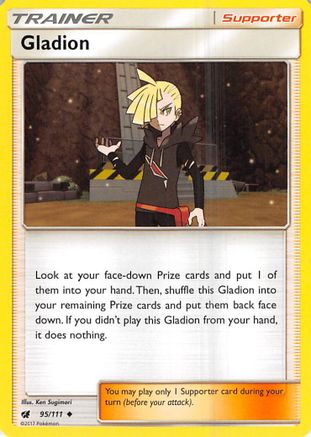 Image of Gladion 095/111  SM  Crimson Invasion - Uncommon