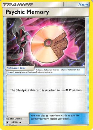 Image of Psychic Memory 098  SM  Crimson Invasion - Uncommon