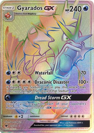 Image of Gyarados GX (Secret) 112  - Holofoil SM  Crimson Invasion - Secret Rare