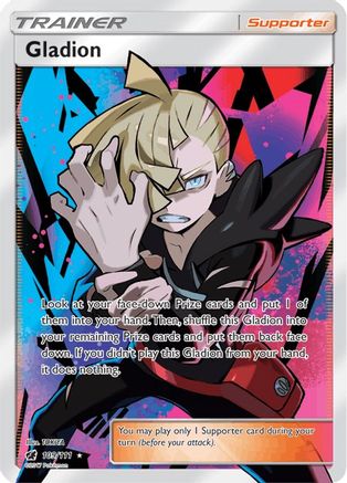 Image of Gladion (Full Art) 109/111  - Holofoil SM  Crimson Invasion - Ultra Rare