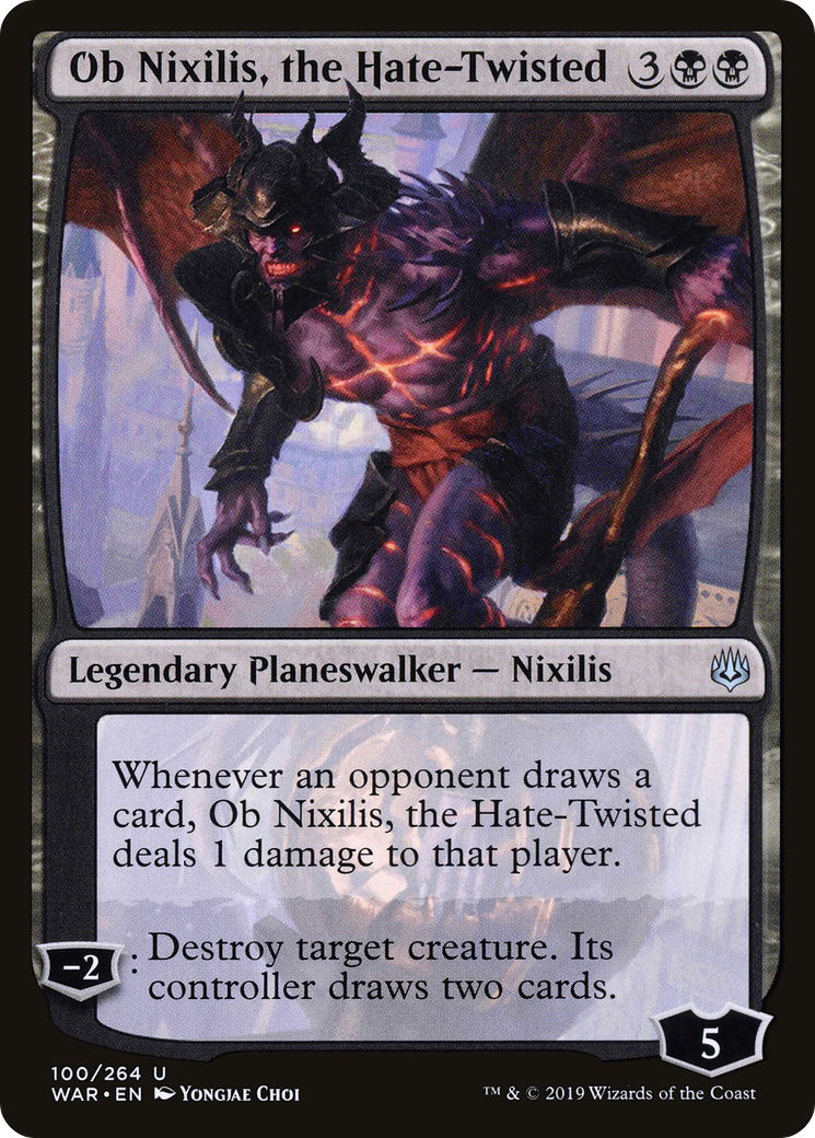 Image of Ob Nixilis, the Hate-Twisted (WAR-100) - War of the Spark