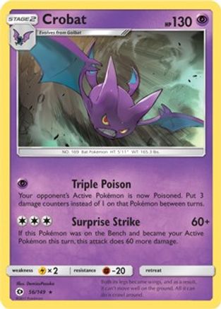 Image of Crobat 056/149  Deck Exclusives - Rare
