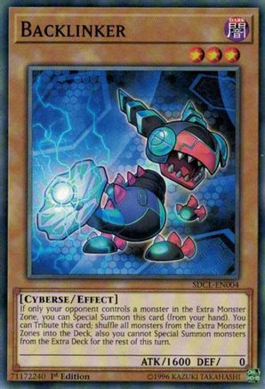 Image of Backlinker (SDCL-EN004) - Structure Deck: Cyberse Link 1st Edition