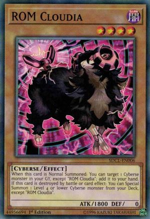 Image of ROM Cloudia (SDCL-EN006) - Structure Deck: Cyberse Link 1st Edition