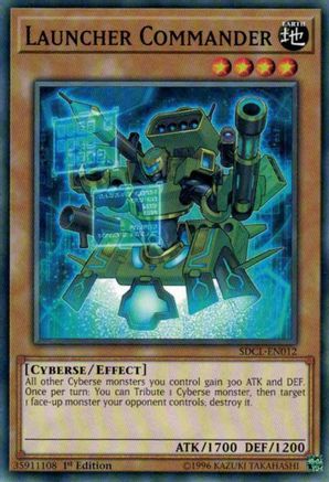 Image of Launcher Commander (SDCL-EN012) - Structure Deck: Cyberse Link 1st Edition