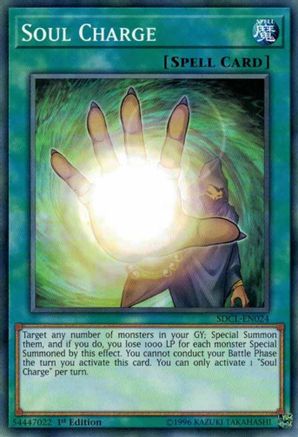 Image of Soul Charge (SDCL-EN024) - Structure Deck: Cyberse Link 1st Edition