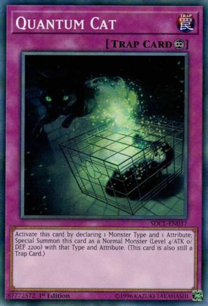 Image of Quantum Cat (SDCL-EN037) - Structure Deck: Cyberse Link 1st Edition