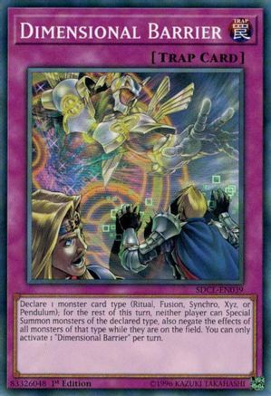 Image of Dimensional Barrier (SDCL-EN039) - Structure Deck: Cyberse Link 1st Edition