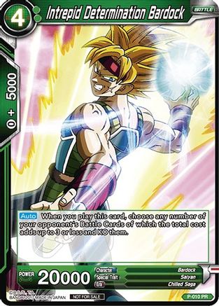 Image of Intrepid Determination Bardock (Non-Foil Version) (P-010) - Promotion Cards