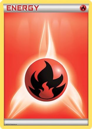 Image of Fire Energy (2011 Unnumbered)  - Holofoil League & Championship Cards - Promo