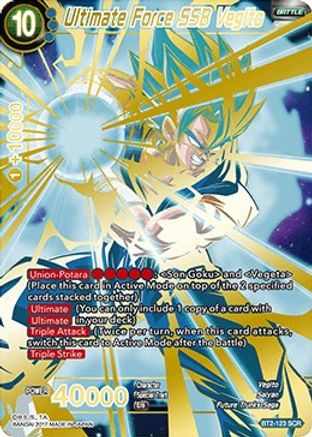 Image of Ultimate Force SSB Vegito (BT2-123) - Union Force
